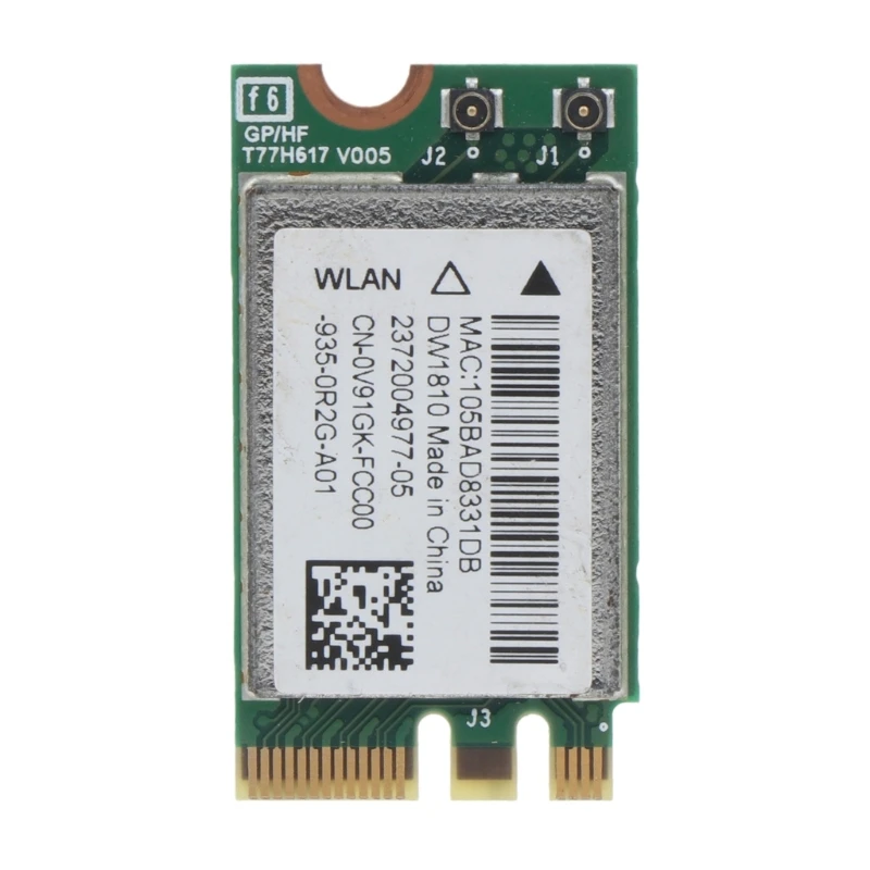 

DW1810 QCNFA435 V91GK for M.2 2.4G/5G Dual Band WIFI Bluetooth-compatible 4.1 Card FOR DELL5567 5565 5767 5765 3480 3490
