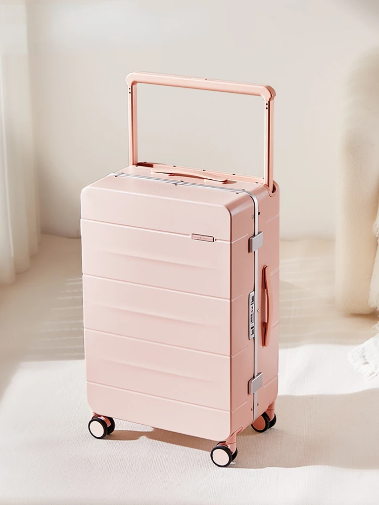 

Swiss Army Knife 2023 New Wide Rod Luggage for Women 24 inch Large Capacity Travel Box Multi functional Boarding Box 20