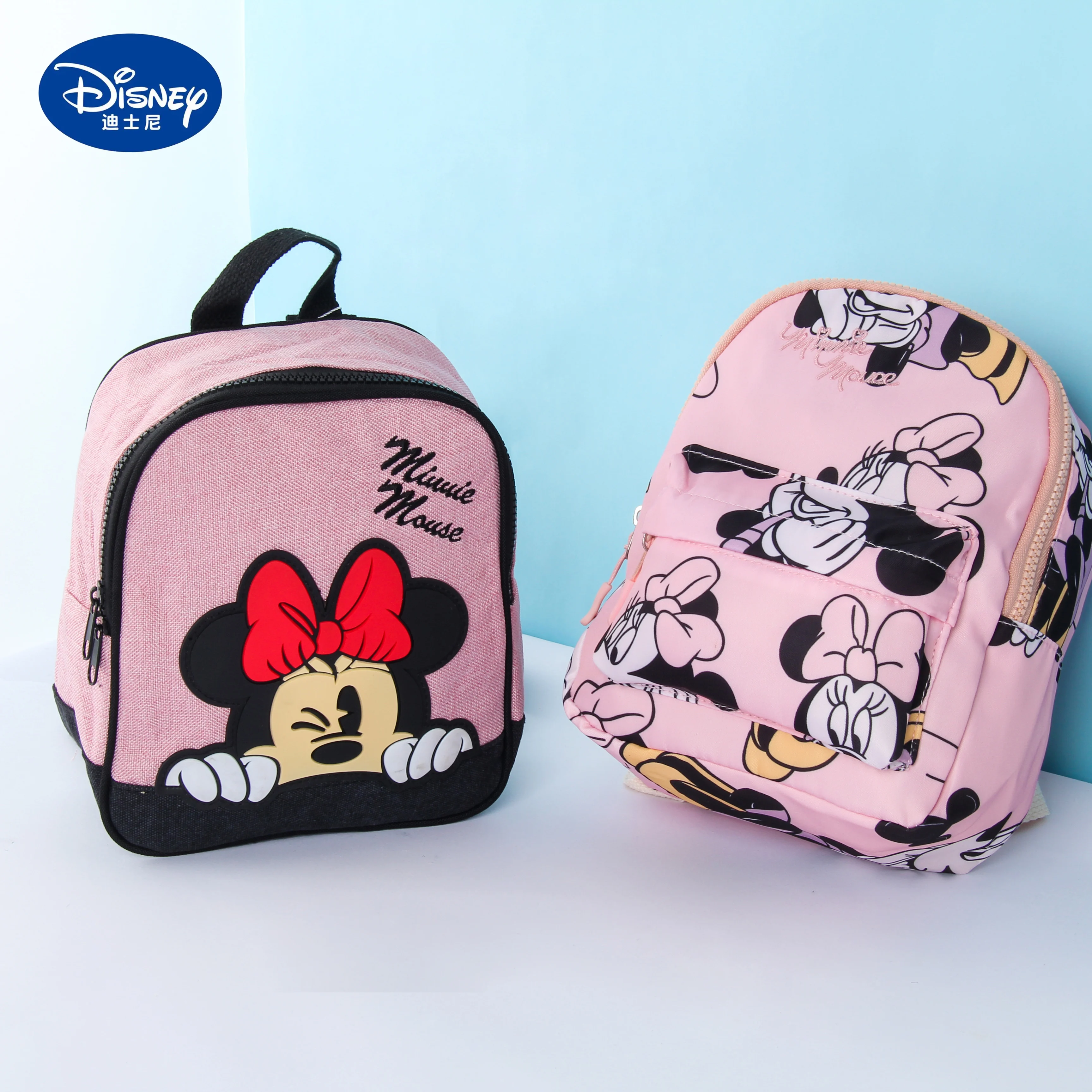 Disney Mickey Minnie Rucksack Anime Kinder Taschen Mode Cartoon