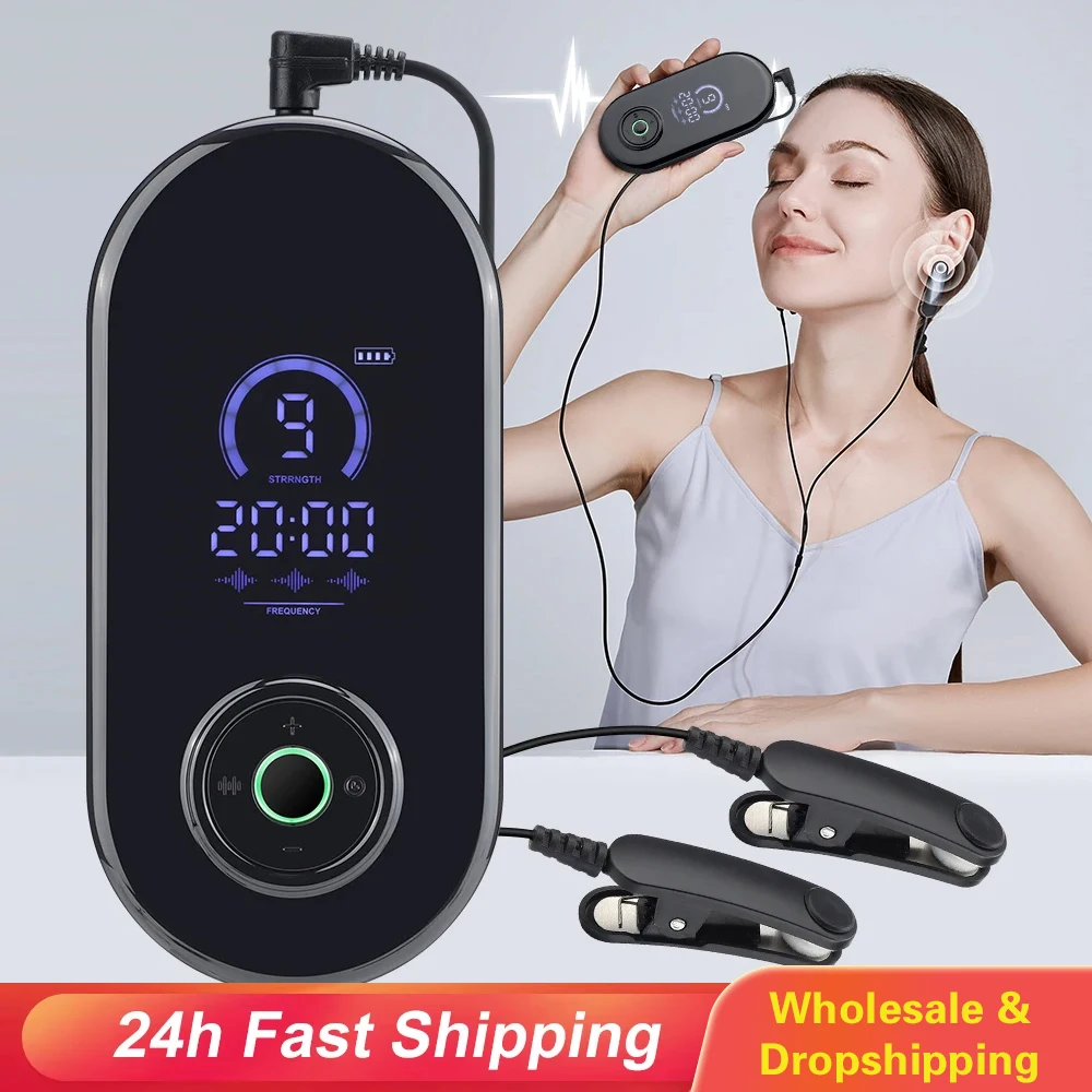 CES Microcurrent Sleep Aid Ear Clip Device