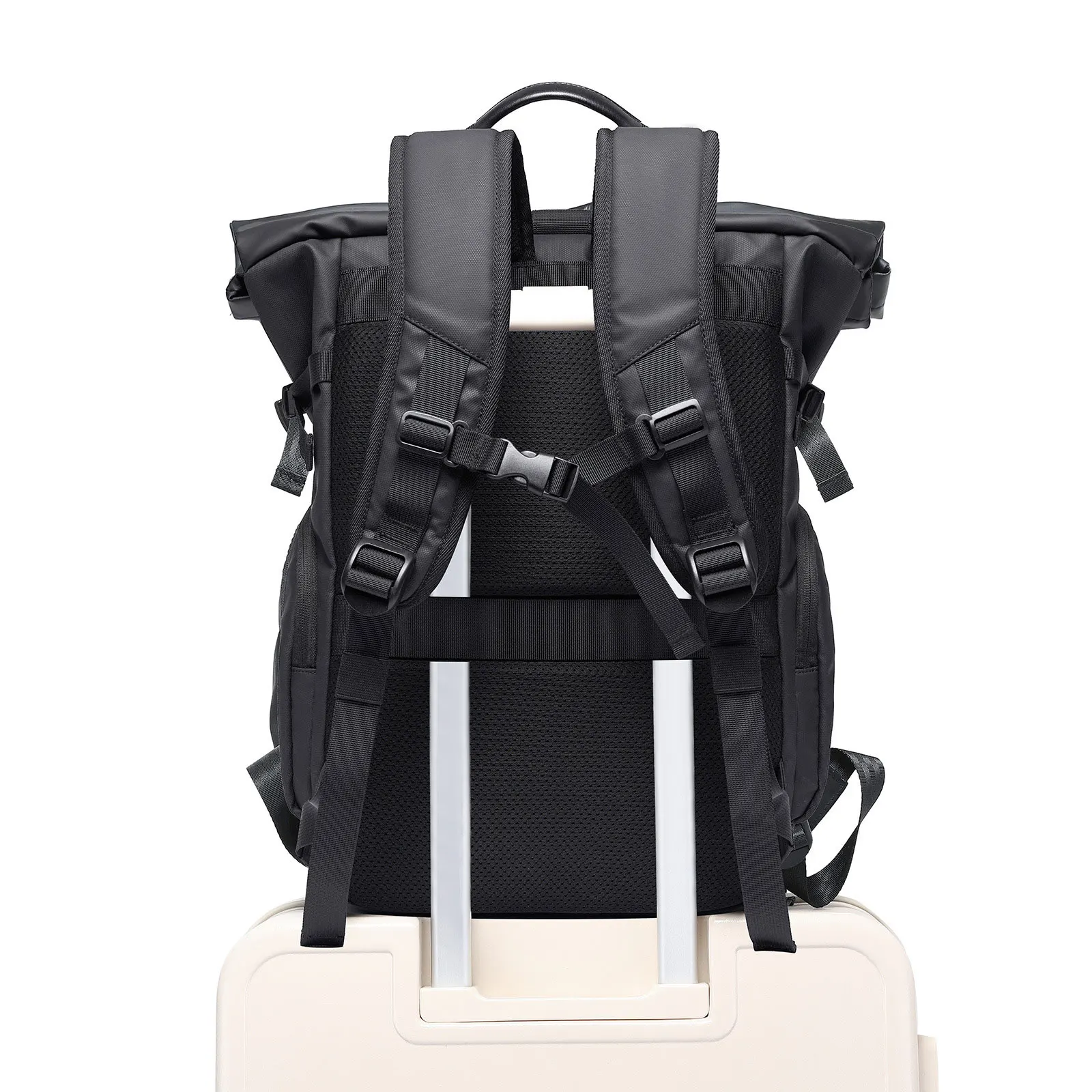 Thick Backpack for Men Luxury Business Backpack School Bag Large Capacity Placeable 15.6" Laptop Waterproof Fashion Backpack 4