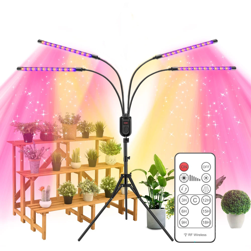 

LED Grow Light with Recotrol Full Spectrum Phyto Lamp EU/US/UK/AU Plug Powered Growth Light for Indoor Plants Seedling Flowers
