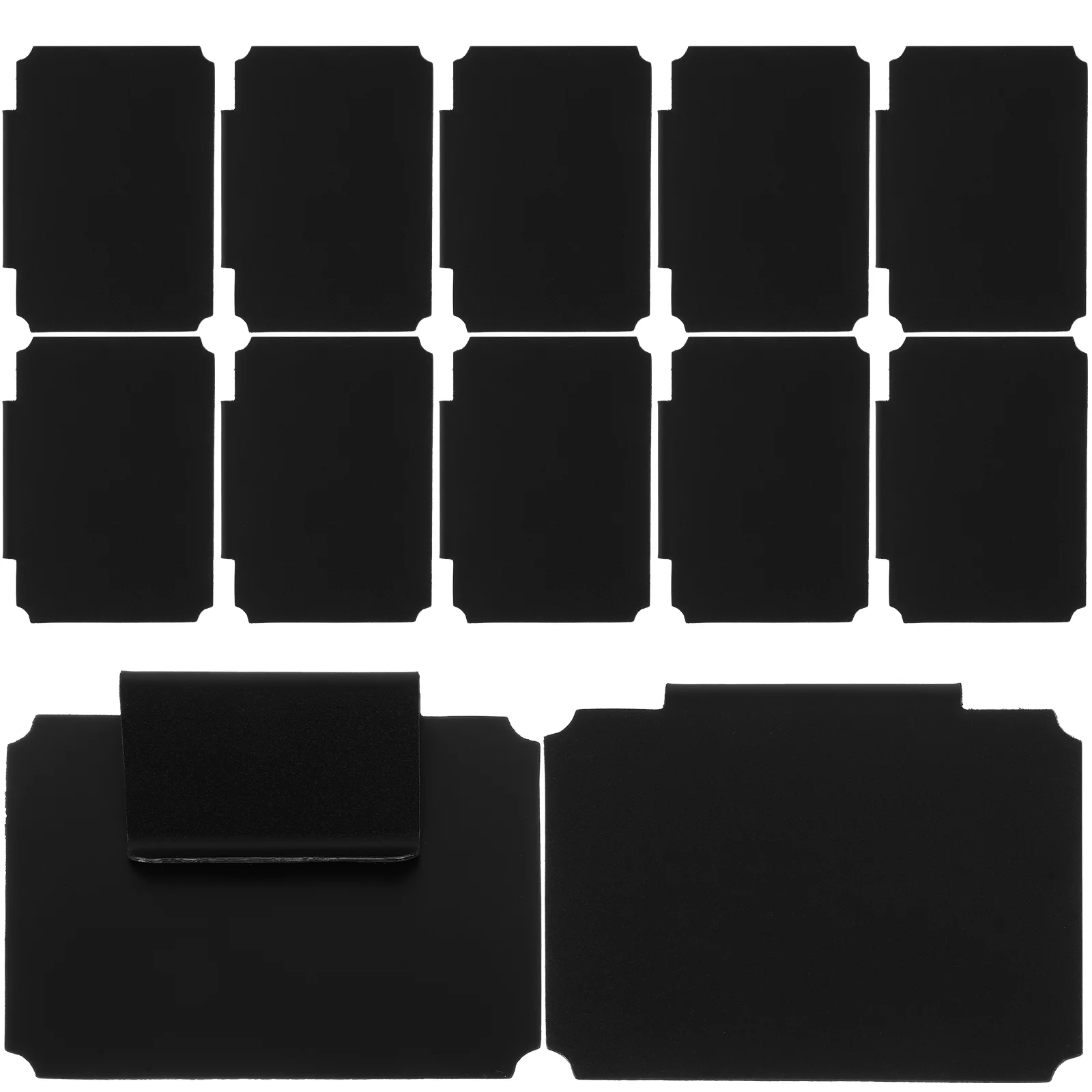 

12 шт. коробка для хранения, держатель для этикеток, ящик для мусора, розничная продажа этикеток из ПП для кладовой