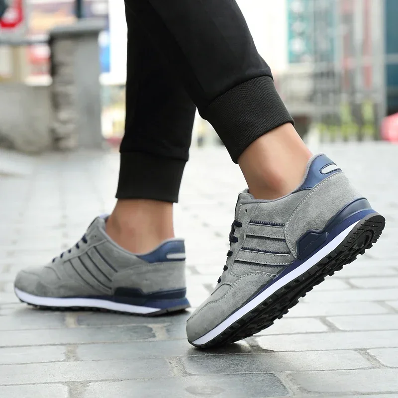 

Кроссовки мужские прогулочные, классическая спортивная обувь на плоской подошве, обувь для бега, обувь для улицы, на осень, 45