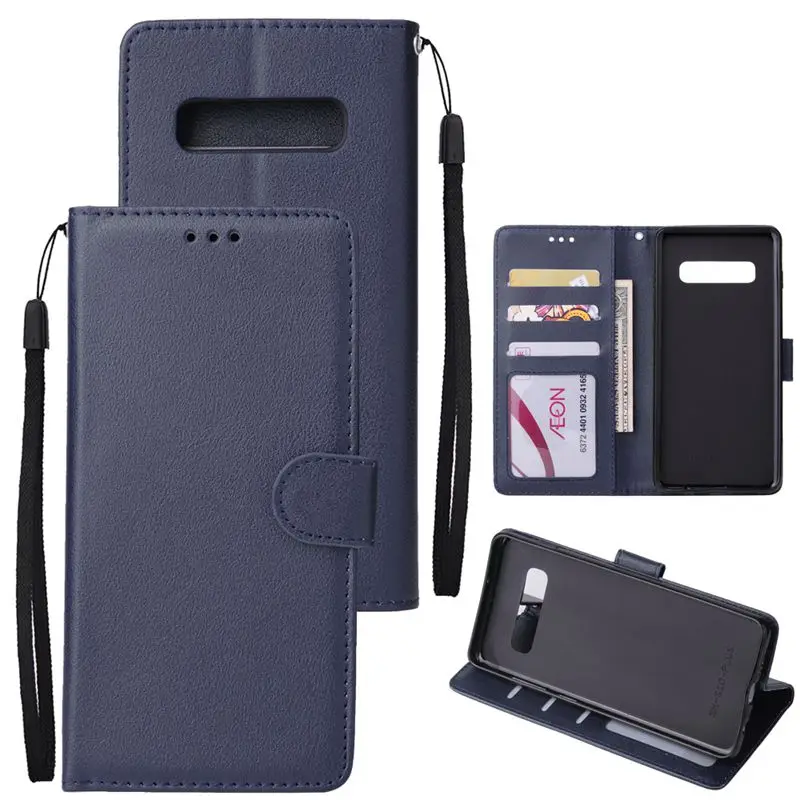 Retro PU Leather Flip Wallet Cover Case For Samsung Galaxy S22 Ultra S21FE S20 Plus S20FE S10 S9 S8 Plus A72 A52 A51 A71_voghion.com