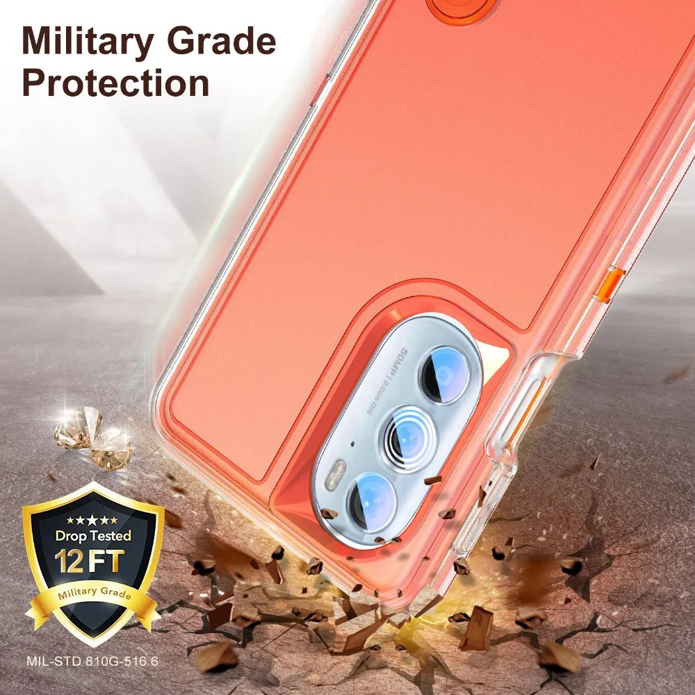 Premium Heavy Duty Rugged Case with 3-Layer Shockproof Protection and Kickstand