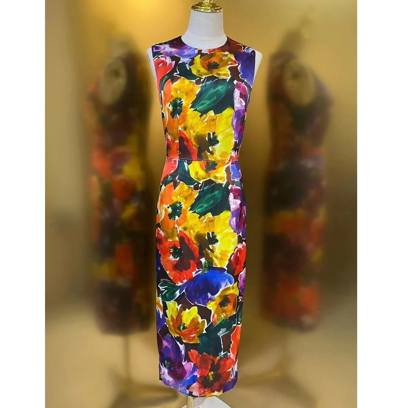 

2024 Summer Womens Dresses Cotton 3D Printed Corset Womens Vest Dress y2k Clothes New Fashion High Quality Long Dresses bra