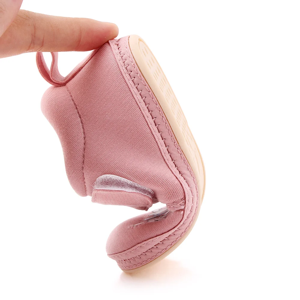 Baby Cute Casual Shoes Soft Cotton TPR Sole Anti-slip Spring and Autumn Baby Warm Soft Shoes 0-2 Year Boy Girl