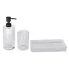 Hammered Glass Vanity Tray Organizer Clear Elegant Makeup Perfume Jewelry Cosmetic Storage Shower Bathroom Display Durable Heavy 6