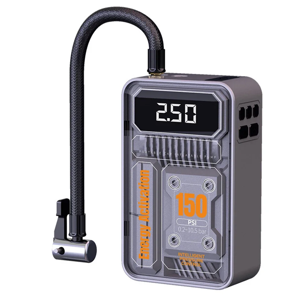 USB Air Compressor Pump Wireless Car Electric Tire Inflator For Motocycle Bicycles Ball Portable Digital Tyre Inflator