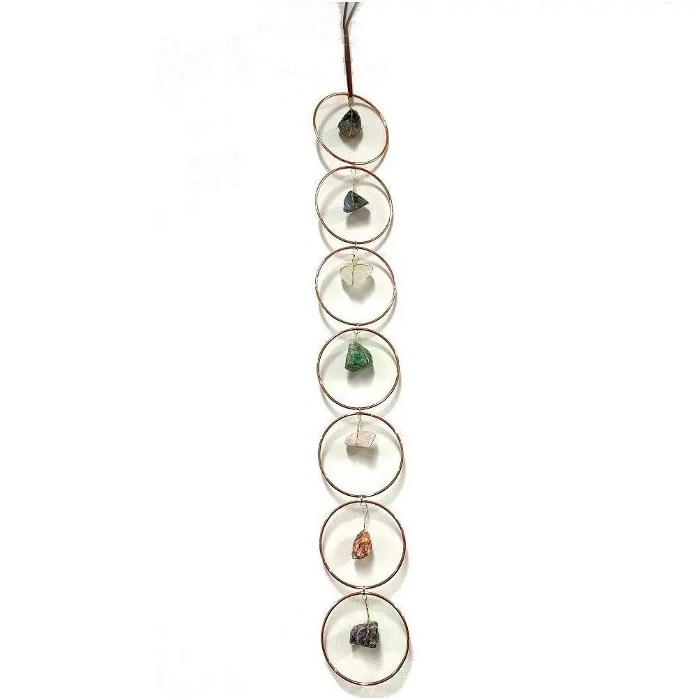 Crystal 7 Chakra Gemstone Hanging Home Chakra Crystals Room Wall Decoration Life Natural Decor Meditation Of Tree Stone Orn G8I7 3