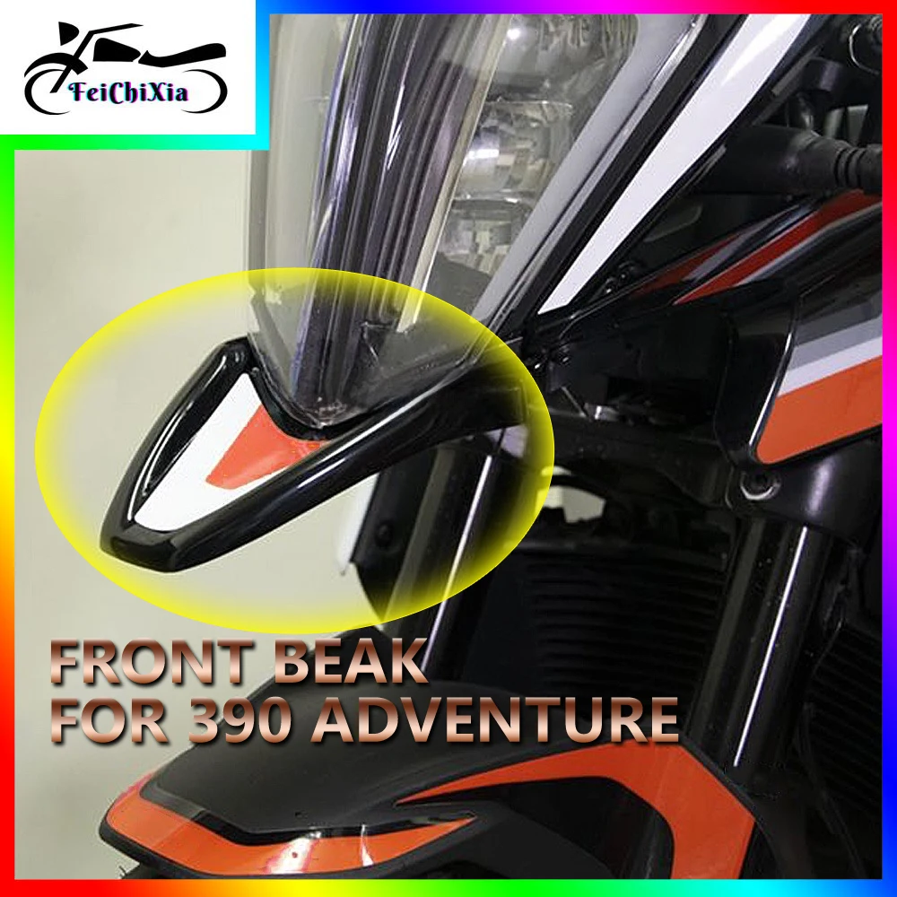 

New Motorcycle Front Beak Wing Splash Guard For 390 Adventure 390 ADV 390 ADVENTURE Accessories Front Wheel Fender Mud Guard