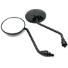 1pair Universal Motorcycle Rounded Side Back View Mirror Motorbike E-bike Scooter 10mm 8mm Rearview Mirrors 6
