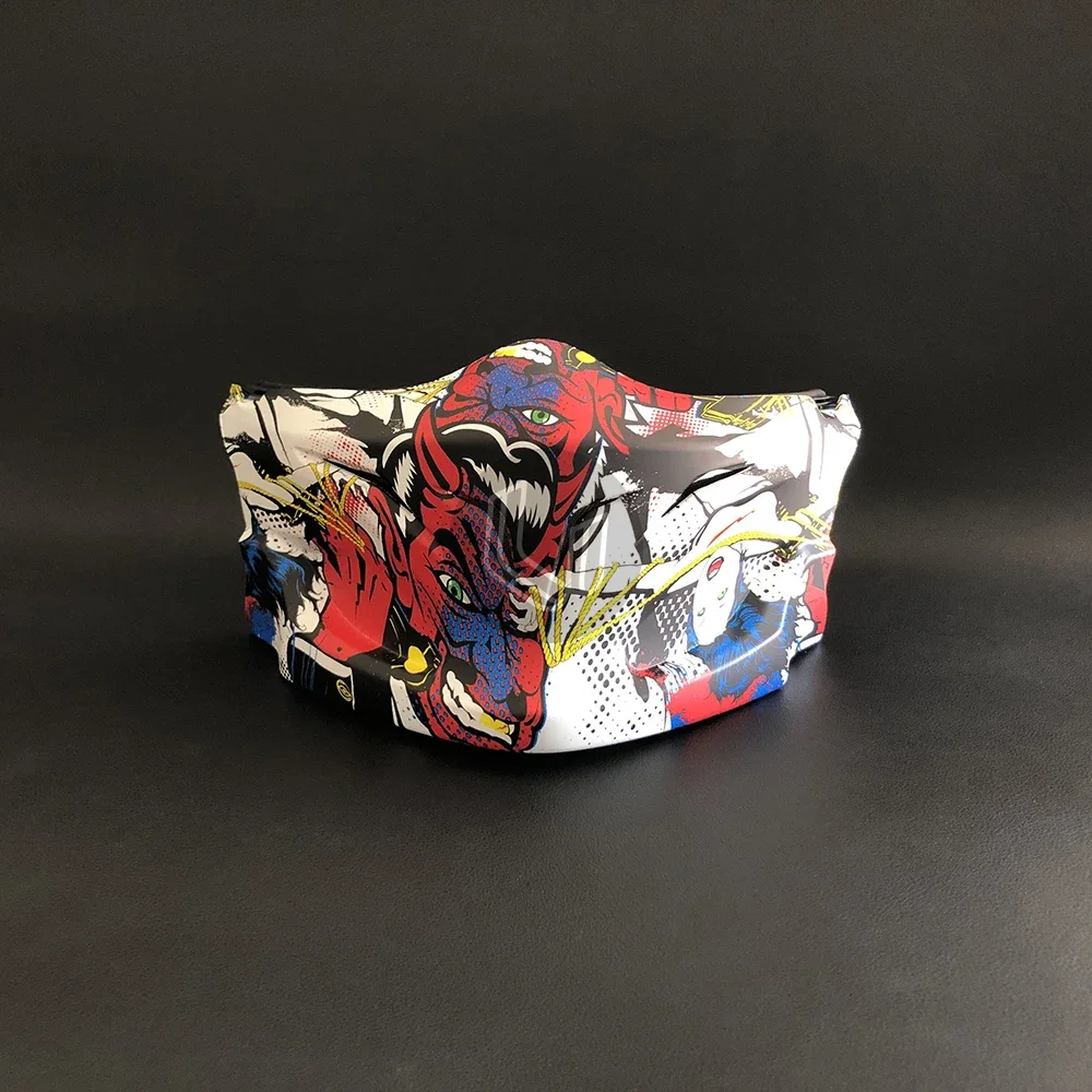 Per Scorpion Exo Combat/Covert-X Retro Helmet Mask Personalizzato Full Helmet Retro Moto Lens Mento Multifunzionale