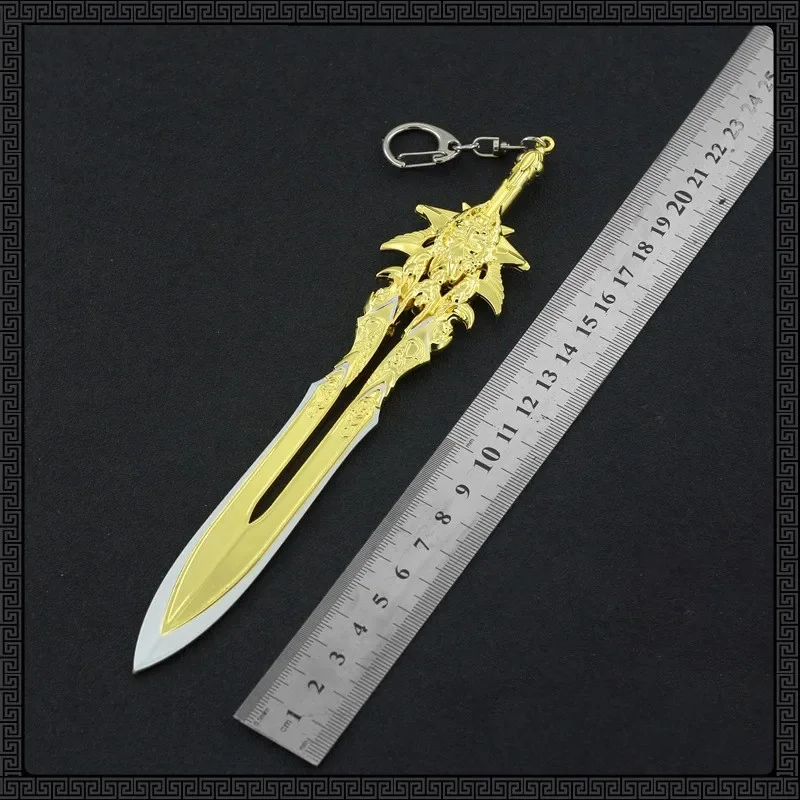 God of War Weapon Blade of Olympus Blades Chaos Zeus Kratos Game Keychain Katana Sword Real Collection Desktop Display Toy