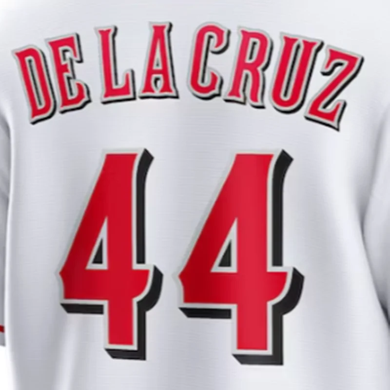 thumbnail image 1 of Camisetas de béisbol de la famosa marca Cincinnati con bordados para hombres, mujeres y jóvenes personalizados LARKIN #19 VOTTO #30 GRIFFEY #44 DE LACRUZ, 1 of 5