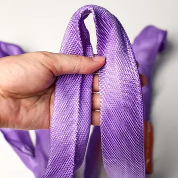 2 Meter Spanset Polyester Round Slings Endless Lifting Slings Heavy Duty Yoga Rope for Aerial Silks Yoga Hammock Lyra