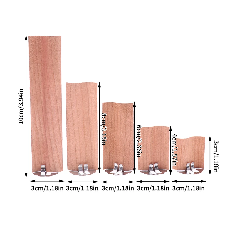 Description Picture 3 of item10Pcs Wooden Wick Candle Works Core Sustainers Wooden Candle Wax Wick DIY Candle Soy Wax Aromatherapy With Chip Wick Holder