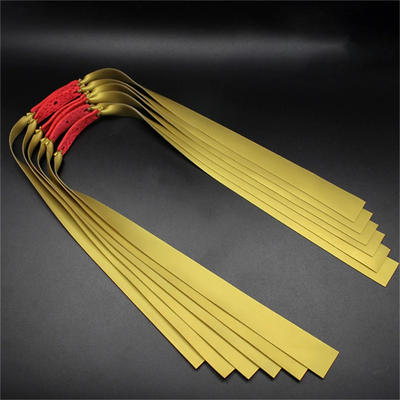 JUHONNZ Lance-Pierre Bandes,6 PCS Bandes de Catapulte Bandes de Caoutchouc de Fronde Elastiques de Tir de Fronde Remplacements Lance Pierre