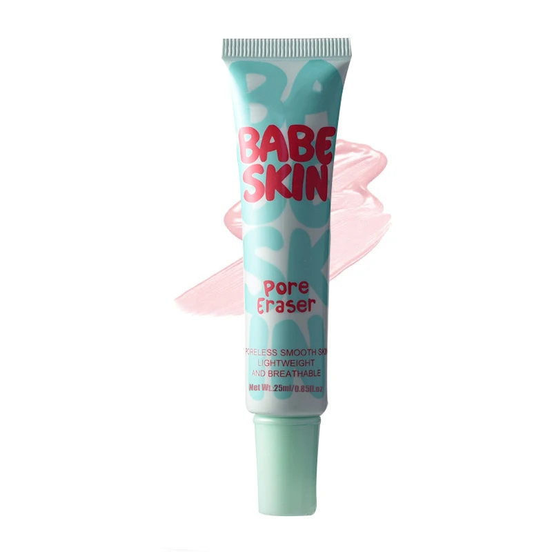 Private Label Babe Skin Instant Pore Eraser Primer Makeup Smooth Skin Lightweight,Breathable Fragrance Face Primer 25ml