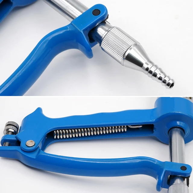 5ml 10ml 20ml 30ml Veterinary Metal Feeding Gun Continuous Drench Gun for Cattle Sheep Goat Drenching Gun with Bottle Farm Tools 6