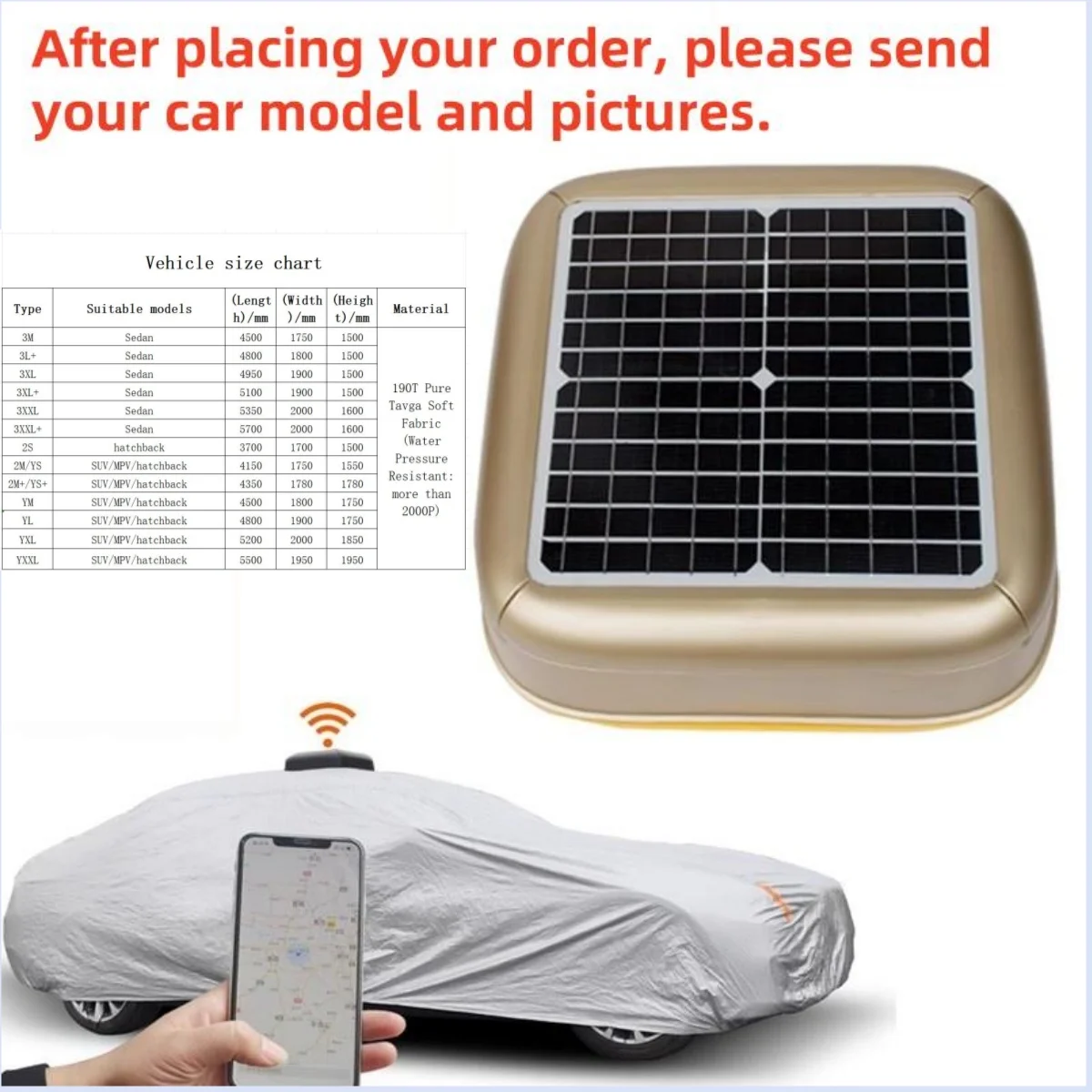 Car fully automatic car cover sunscreen rainproof folding sunshade ...