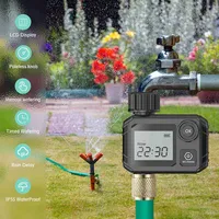 Large Screen Display Garden Watering Timer Irrigation Controller Digital Programmable Faucet Watering Irrigation System 2