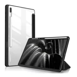 Premium Tablet Case with Pencil Holder - Enhanced Protection for Tab S7 Plus 12.4 (Black)