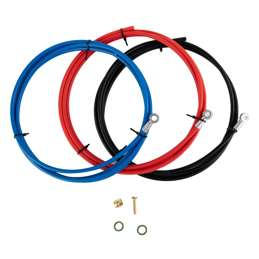 

1pc Bike Hydraulic Brake Hose For-Shimano BH90 XTR XT SLX Black/Red/Blue Rubber 2.0m*5.0mm Mountain Road Bike Accessories
