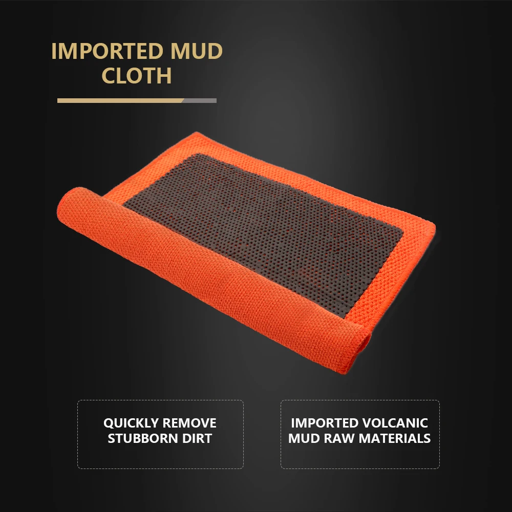 SPTA V2 Clay Bar Towel Auto Detailing Clay Bar Cloth Microfiber Car Wash Towel