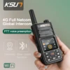 Top Walkie Talkie Compatible Zello APP 4g Sim Card WiFi Network Cell Phone Radio Long Range Professional Walkie Talkie KSW-ZL18 6