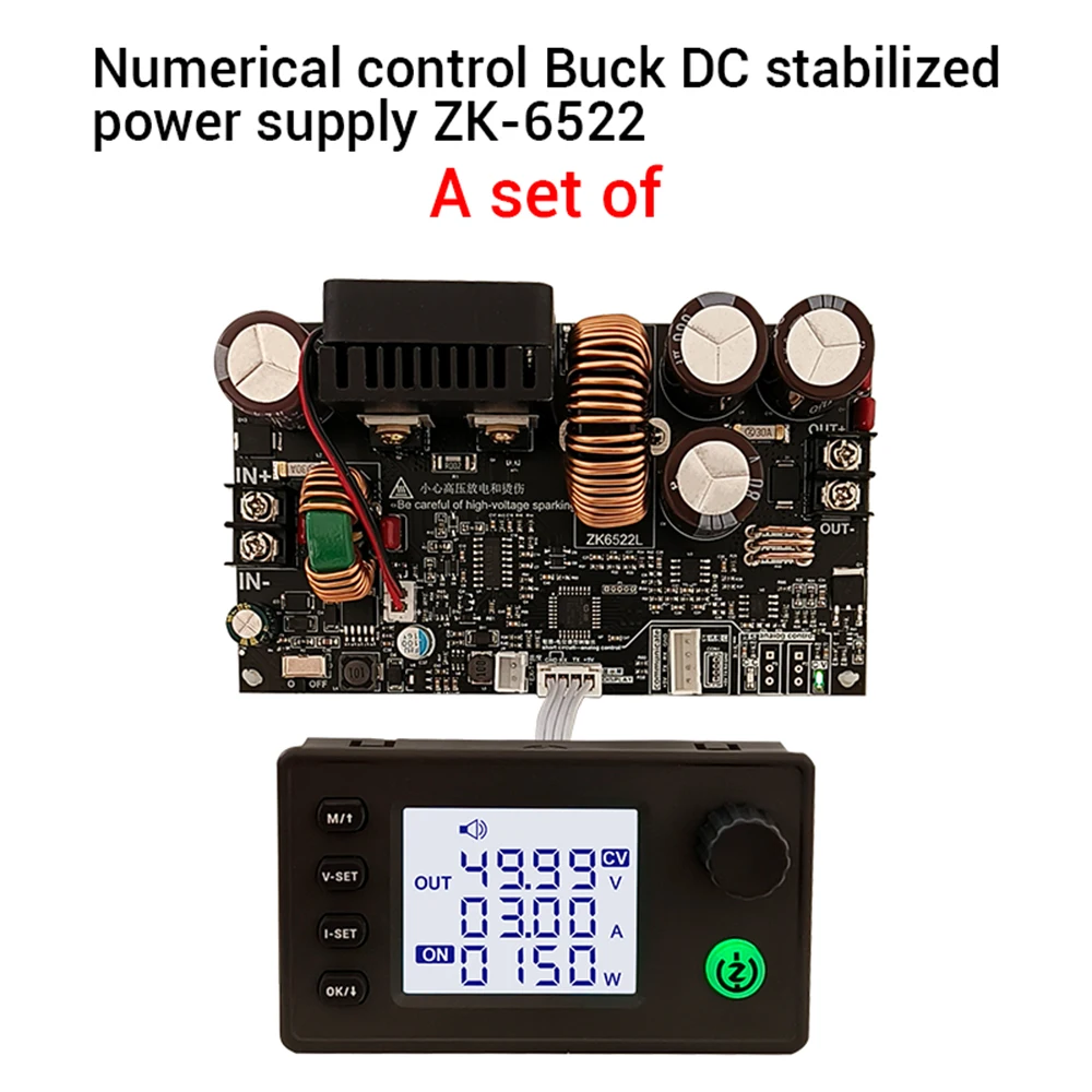 constante, conversor de corrente Buck, DC 6-75V, 22A, 1400W