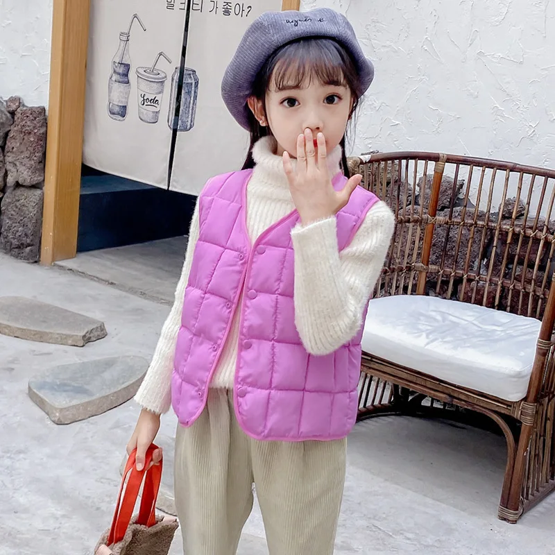 Baby Boys Girls Vests Coats Warm Waistcoats Autumn Child Unisex Kids Clothes 1-8 Year children jackets