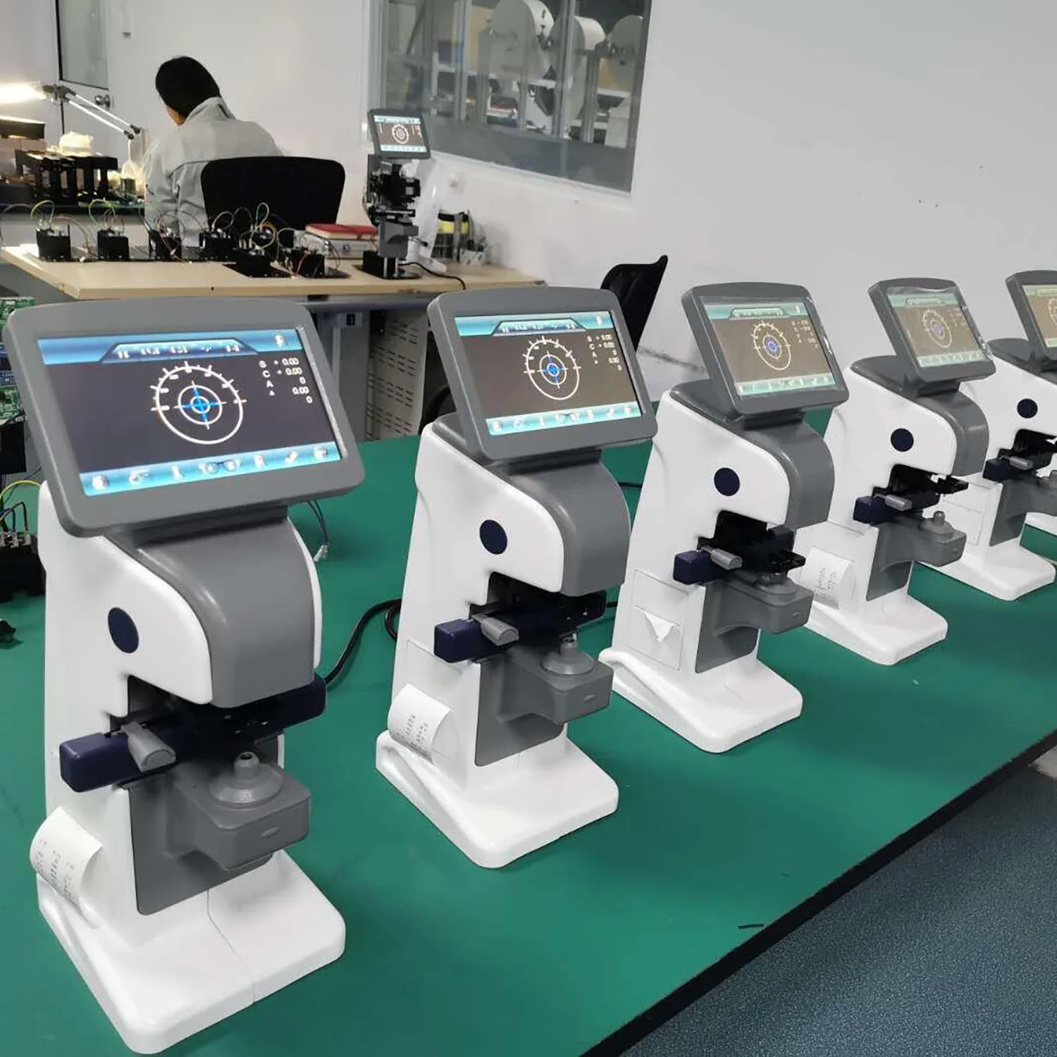 New Quality AL-1200 Auto Lensometer Optical Focimeter Digital Lens Meter UV PD Printing Focimeter for Ophthalmology