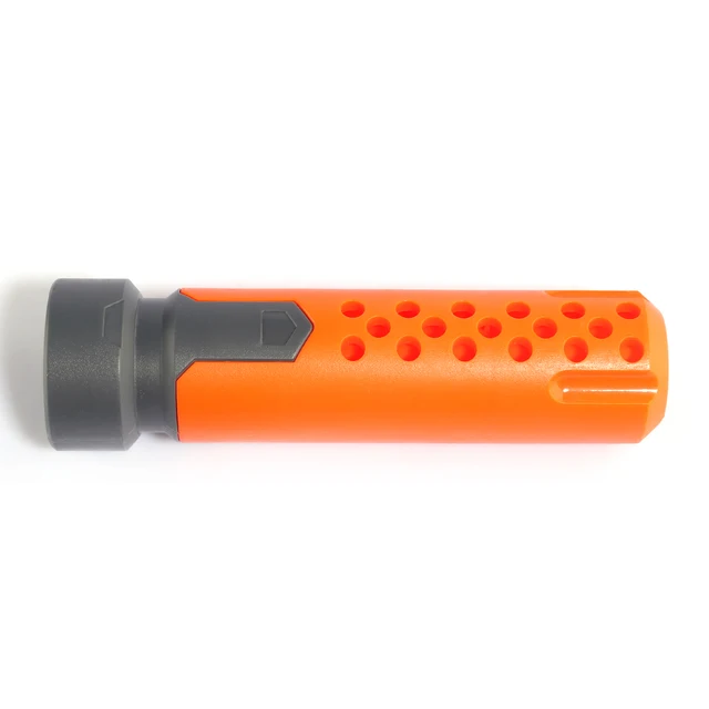 1pcs Jouets Accessoires de silencieux Décoration de tube avant modifiée  pour Nerf Orange Gris pour Nerf Gun Accessoire