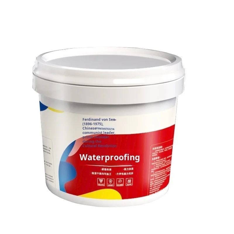 Highelastic liquid membrane exterior wall roof waterproofing and leakproofing anticrack coating images - 6