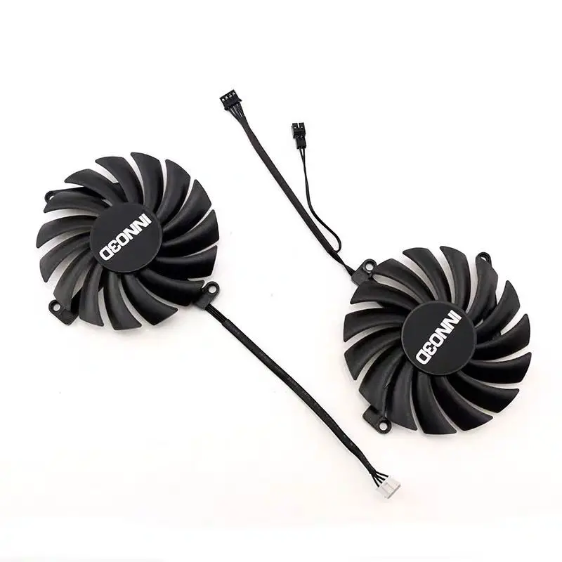 Placa Gráfica Ventilador Gpu Inno3d Geforce Twin x2 oc dc 12v 0.35a Rtx3060ti Rtx3070 Rtx 3050 3060ti Cf12910s 85 mm 4pin - Imagem 2