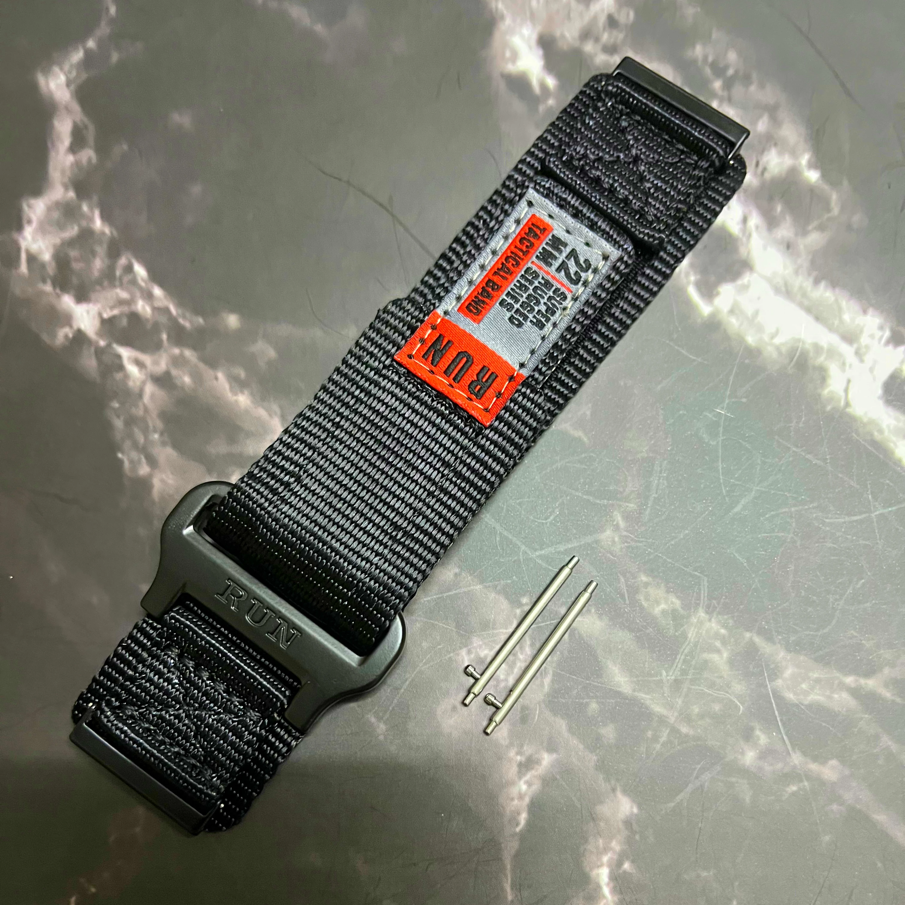 Premium 24mm Nylon Loop Strap Bracelet | Easy Fit & Replaceable Wristband Belt