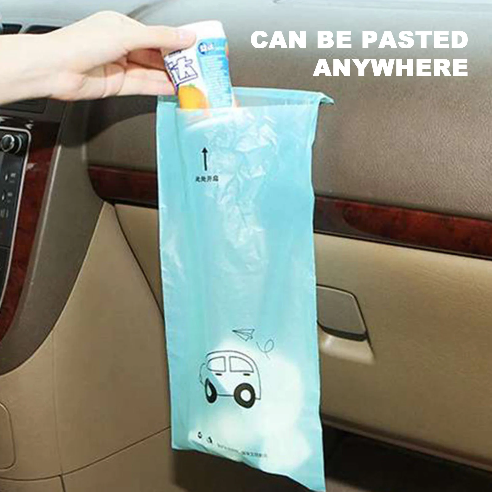 Car Trash Bag Litter Bag With Disposable Liner