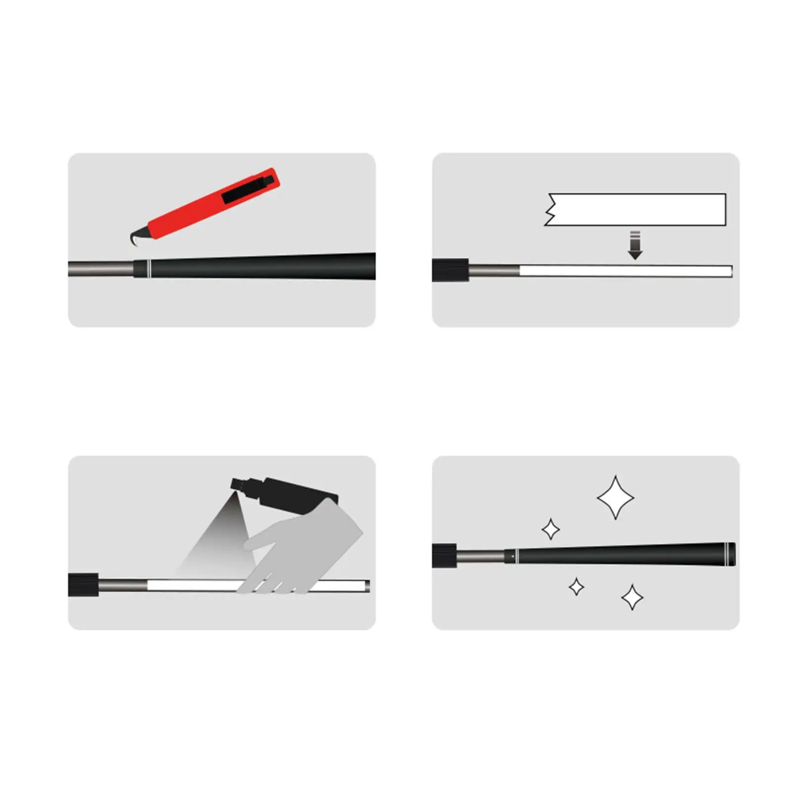 Golf Grip Kits for Regripping Golf Clubs, Professional Quality, 15 Strips, 4 Grip Solvent