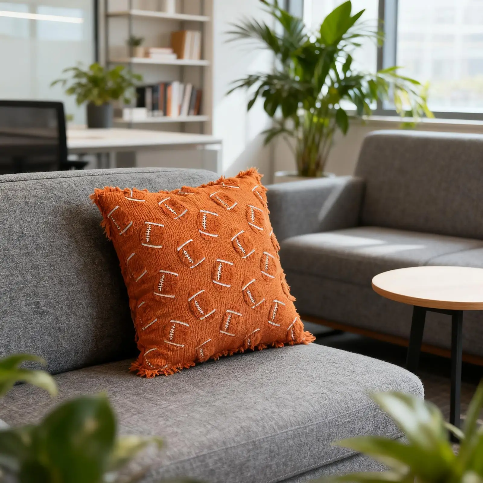 Football Pillowcase Sports Soft Winter Holiday Decorations Decorative Cushion Case For Home Living Room Bedroom Couch Sofa Party