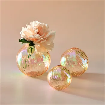 3-Piece Glass Ball Vase Set 1