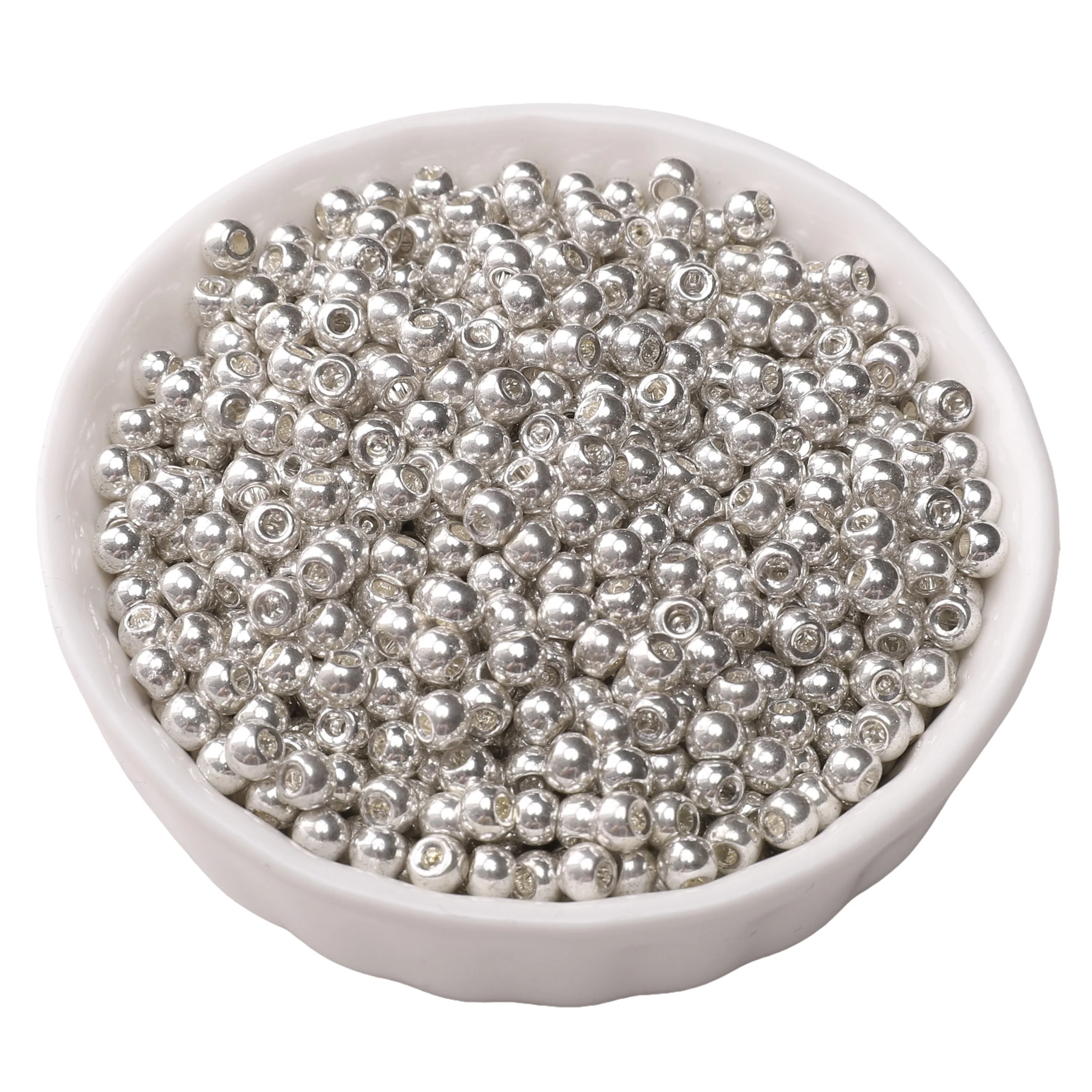 Gold/Silver Glass Seed Beads