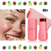 MLSMILE Jelly Blush Lip Cheek Dual-use Clear Lip Dye Lipstick Brightening Lip Gloss Stick Longlasting Easy To Smudge Cosmetics 5