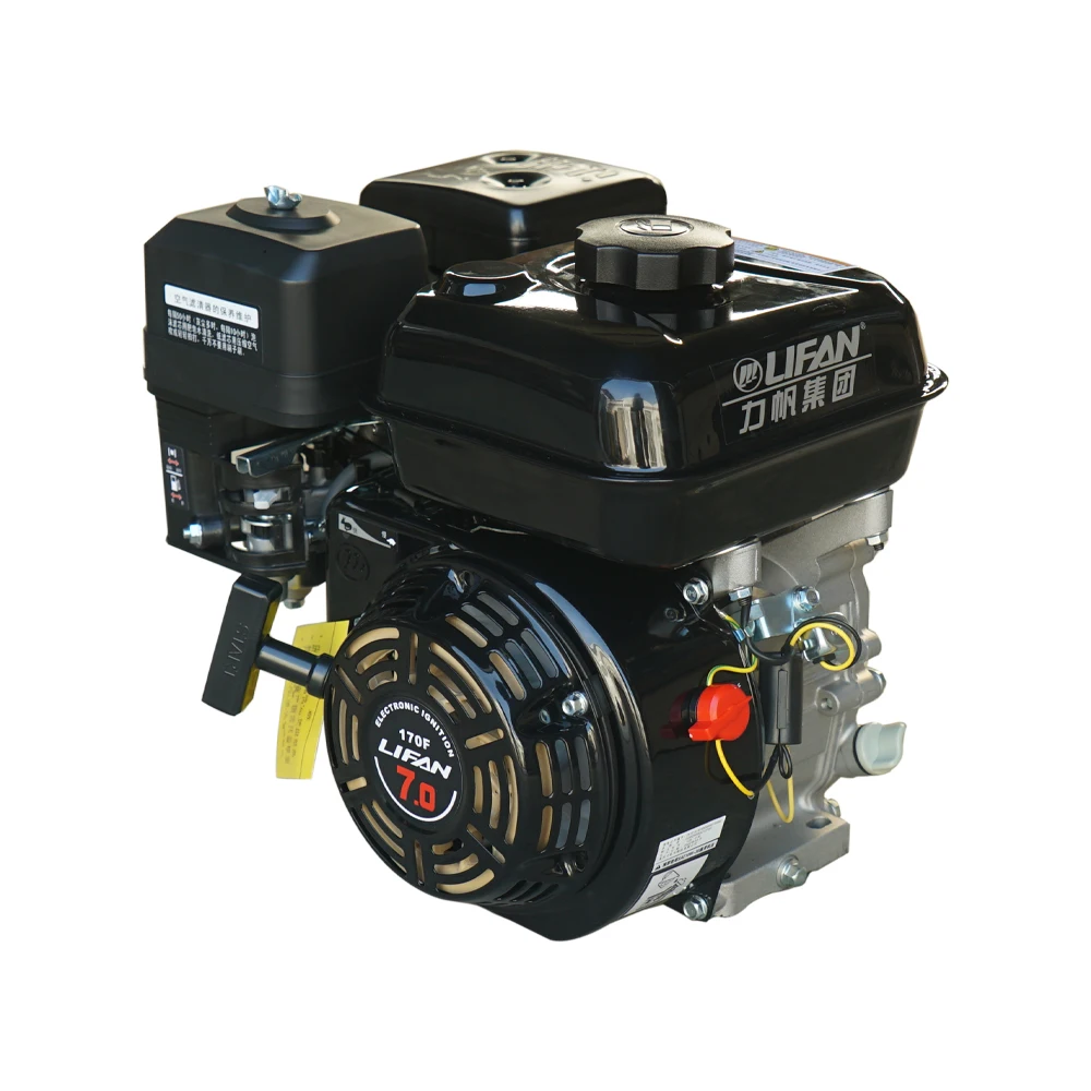 Moteur Essence Lifan 177F-B 9CV - Monocylindre 4 Temps, 270 Cm³, Refroidi Par Air | Pour Kart, Tondeuse, Générateur, Pompe | Dimensions 440x406x354 Mm