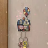 Wall Key Holder Couple Keychain Hanger Cute Cartoon Lion Key Hook Organizer Prevent Loss Keychain Home Decor Gift for Couples 4