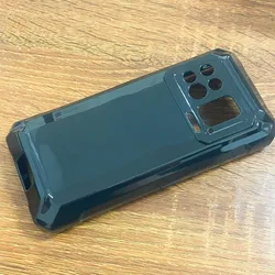 Premium Soft TPU Silicone Protective Phone Case - Durable Back Cover & Shell Coque for DOOGEE S200 max (Black)