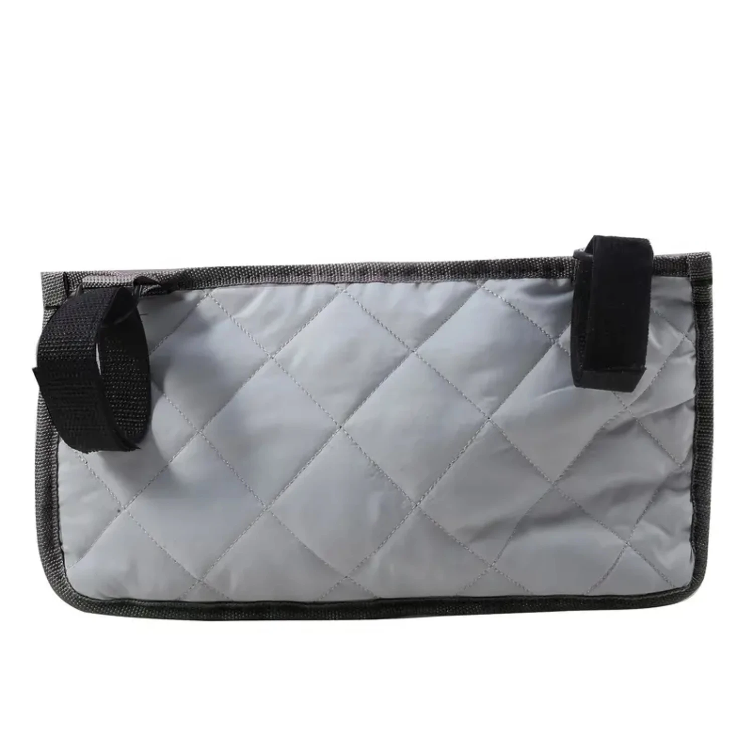 Convenient and Durable Armrest Organizer Bag for Wheelchair Travelers-Essential Storage Solution with Easy Access Pockets for