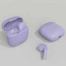 Premium Wireless Bluetooth 5.3 Noise - Cancelling Stereo Earbuds with Touch Control ( purple)