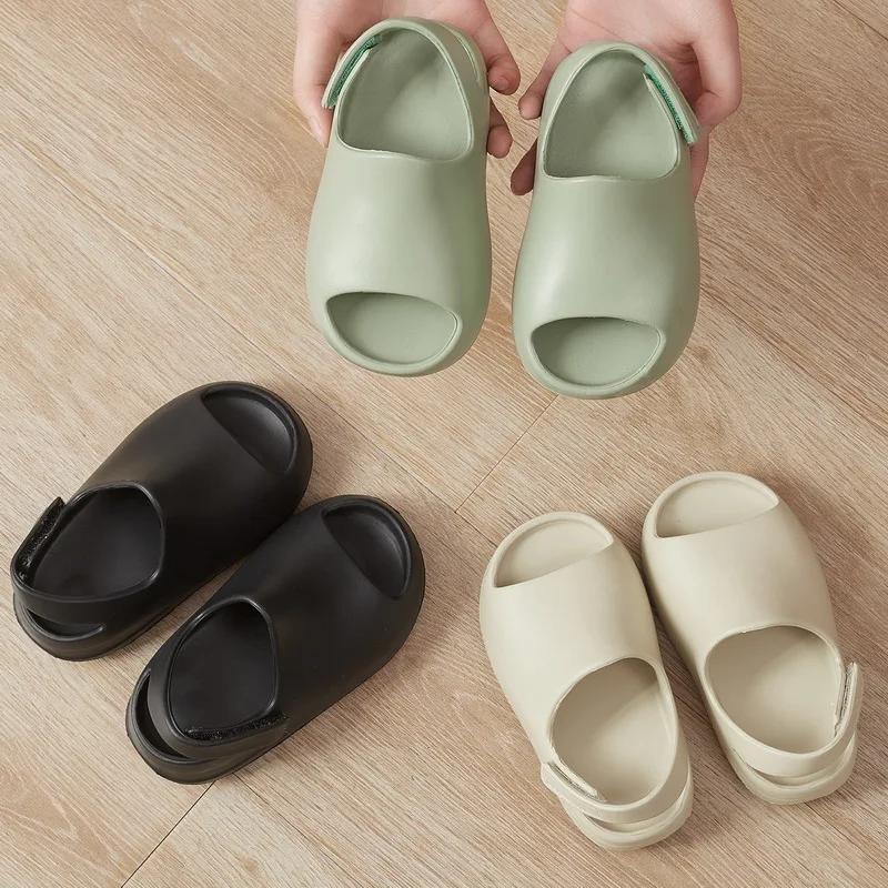 2024 Hot Kids Sandals Baby Toddler Slip On Fashion Boys Girls Foam Beach Summer Slides Eva Children Lightweight Water Shoes